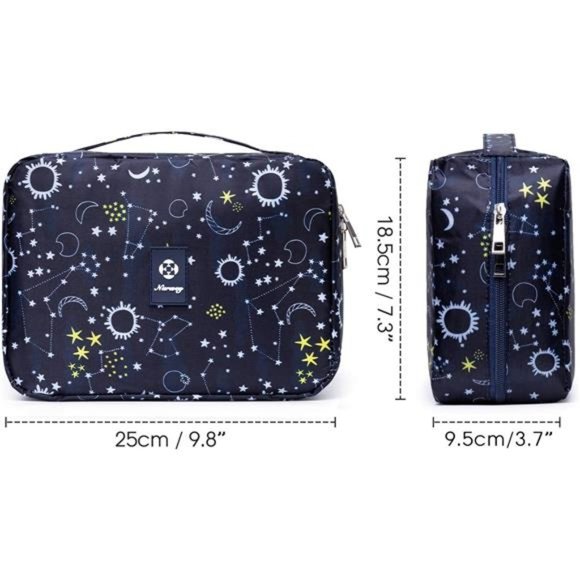 Hanging Travel Toiletry Bag Cosmetic Make up Organizer for Women Waterproof - Picture 4 of 7